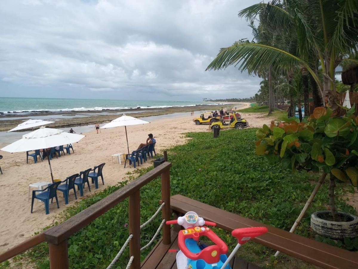 Estudio Marulhos, Varanda Com Vista De Mar E Parque Aquatico, A Beira-Mar Mar De Muro Alto, Com Wi-Fi, Restaurante, Estacionamento E A 10' De ปอร์โต จิ กาลินญาส ภายนอก รูปภาพ