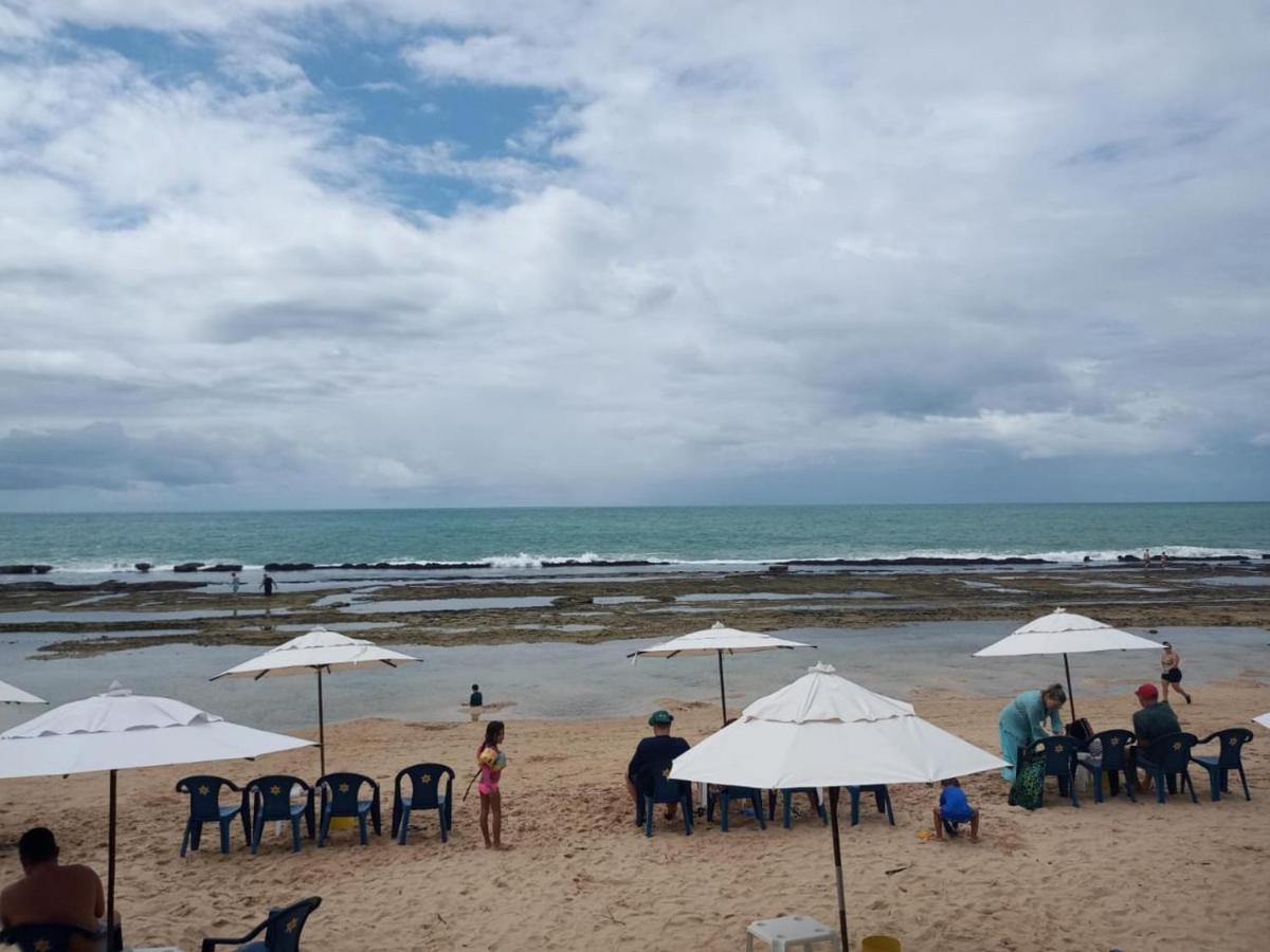 Estudio Marulhos, Varanda Com Vista De Mar E Parque Aquatico, A Beira-Mar Mar De Muro Alto, Com Wi-Fi, Restaurante, Estacionamento E A 10' De ปอร์โต จิ กาลินญาส ภายนอก รูปภาพ