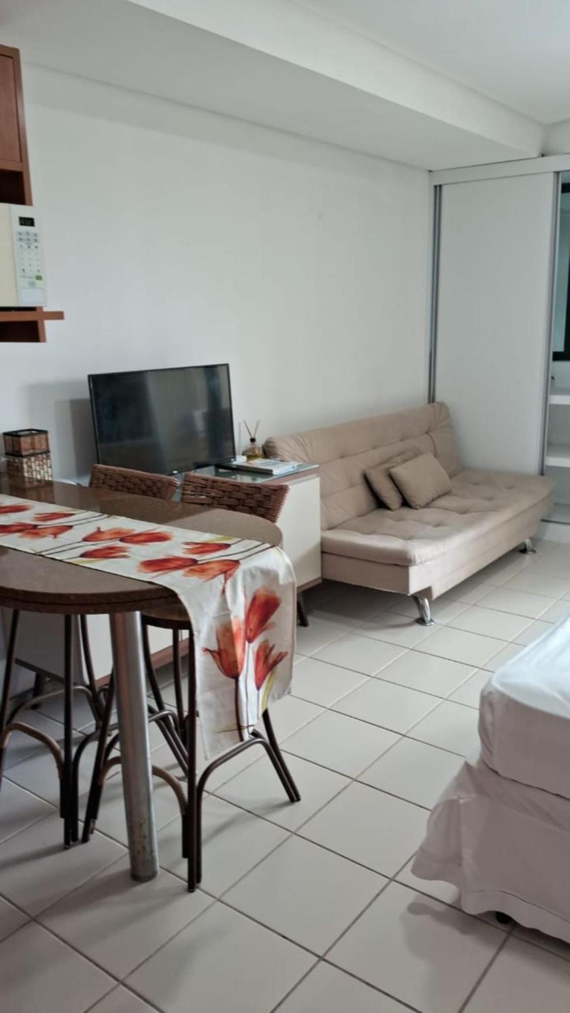 Estudio Marulhos, Varanda Com Vista De Mar E Parque Aquatico, A Beira-Mar Mar De Muro Alto, Com Wi-Fi, Restaurante, Estacionamento E A 10' De ปอร์โต จิ กาลินญาส ภายนอก รูปภาพ
